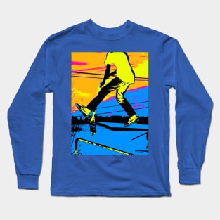 Air Walking - Scooter Stunt Long Sleeve T-Shirt